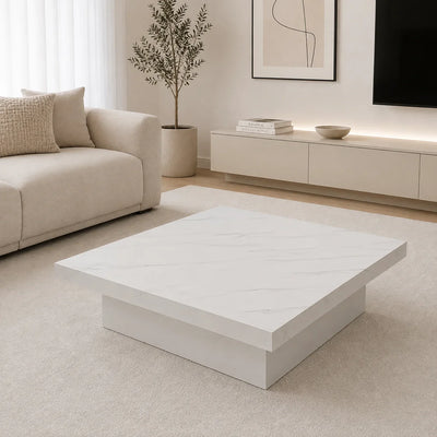 Tables basses blanches
