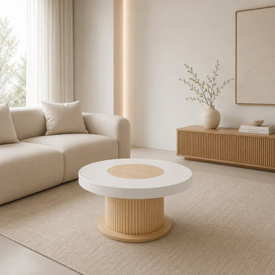 Tables basses rondes
