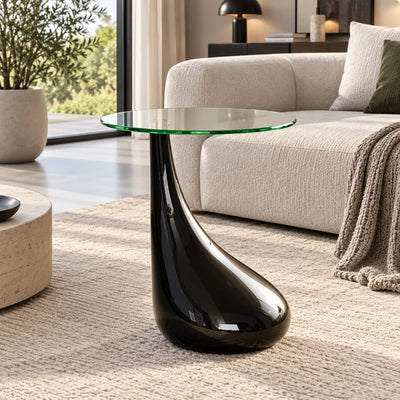Tables basses en verre